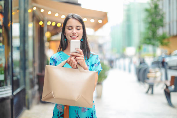 istock Young woman in the city 855397094