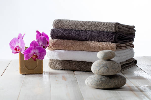 istock eco-friendly bath or homemade laundry wash with zen pebbles 855404766