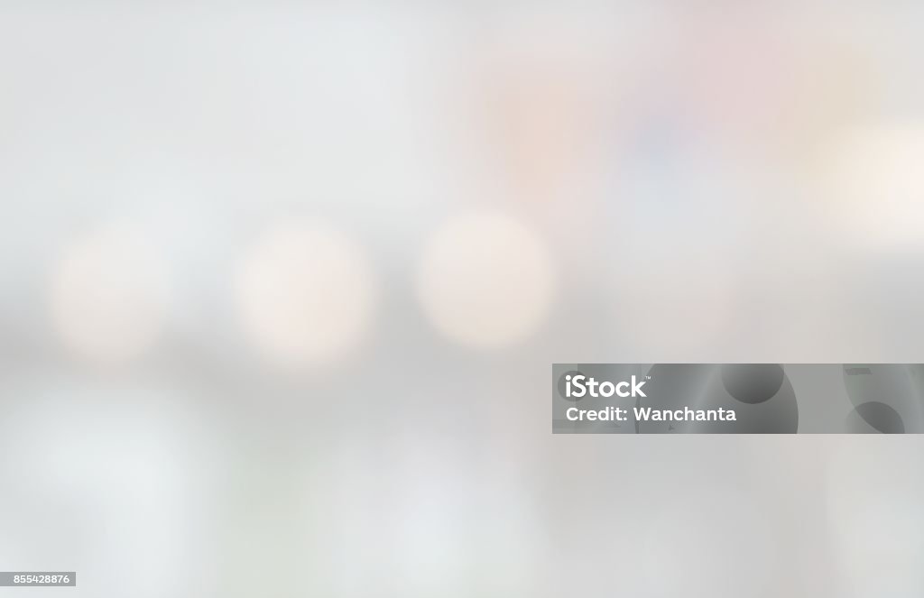 Abstract blurred bokeh light for background Focus On Foreground Stock Photo