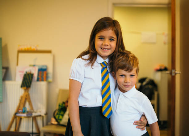 istock Pose for the first day of school 855434412