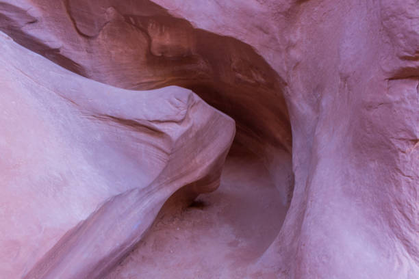 istock Peak-a-boo slot Canyon 855438822