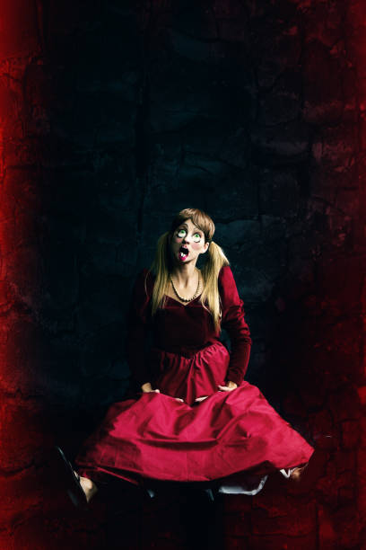 istock Creepy Doll Halloween Costume 855456000