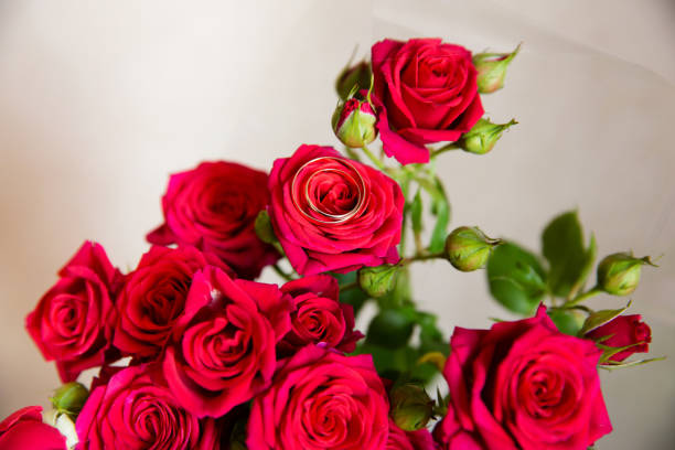 istock Beautiful bridal bouquet 855459176