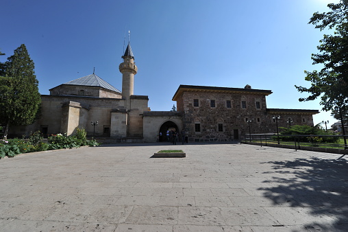 Exterior view of Haci Bektas-i Veli Museum in Nevsehir, Turkey. September 06, 2011
