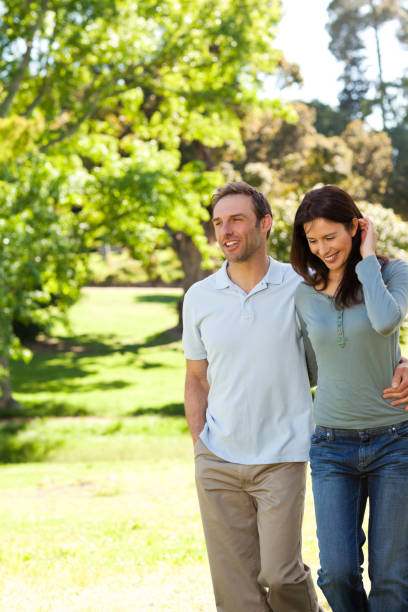 istock Couple in the park 855467188