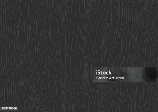 Dark Wooden Texture Vector Wood Background Stock Illustration - Download Image Now - Textured, Wood - Material, Art