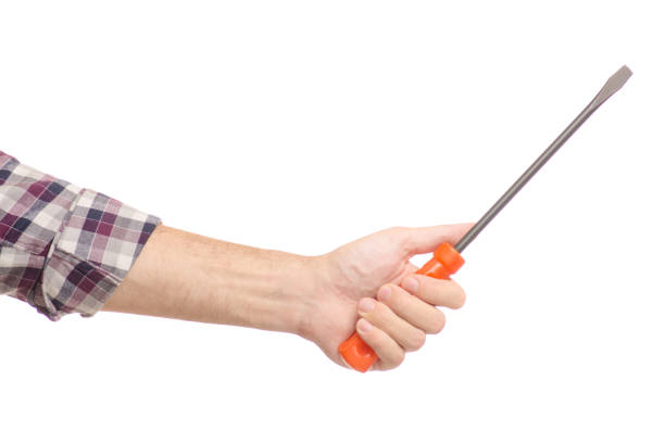 istock Screwdriver in male hands 855478798