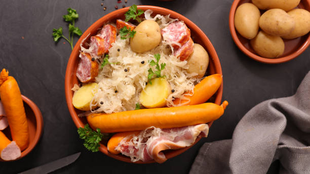 istock cabbage with sausage and potato 855494386