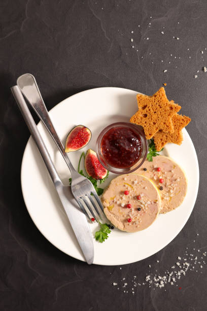 istock foie gras,gingerbread and jelly fig 855494466