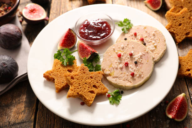 istock foie gras,gingerbread and jelly fig 855494480