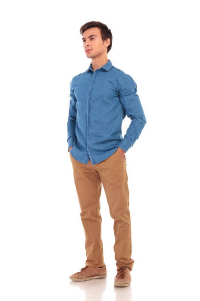 istock side  of a relaxed casual man with hands in pockets 855496792
