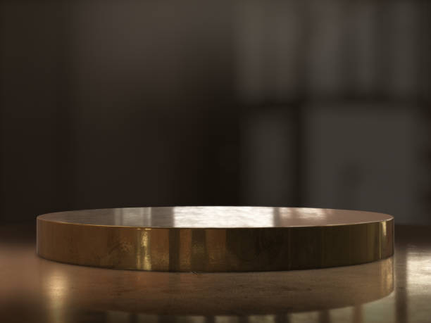 istock Pedestal for display,Platform for design,Blank product stand.3D rendering. 855500738