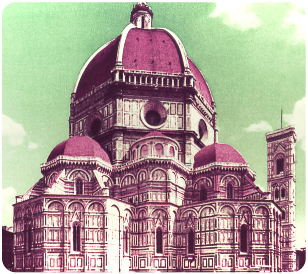 Vintage image of the Duomo in Florence, Italy