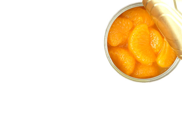 istock Open Can of Mandarin Oranges 855508224