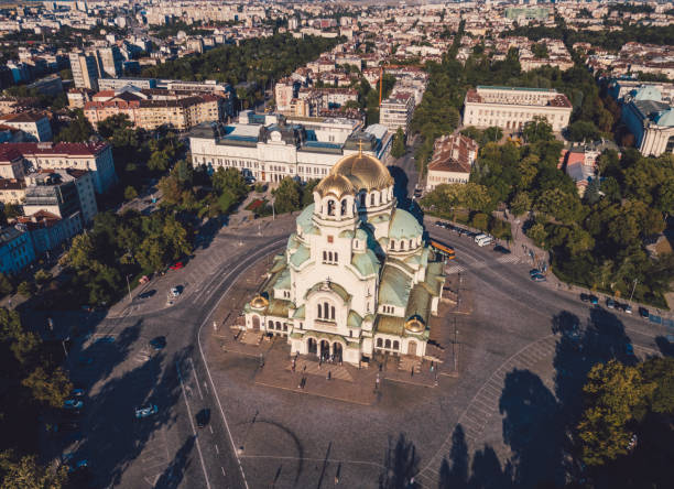 istock View from a drone of St.Alexander nevsky cathedral 855512034