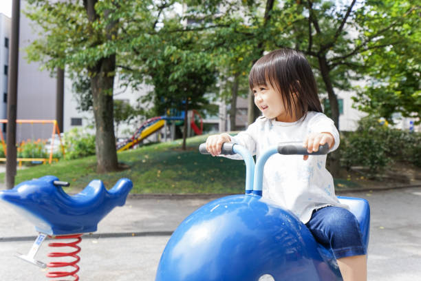 istock Child playing in the park 855512330