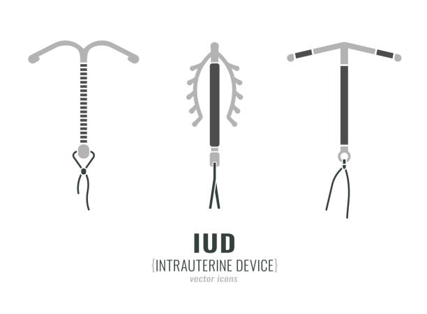 illustrations, cliparts, dessins animés et icônes de icône de dispositif intra-utérin - iud