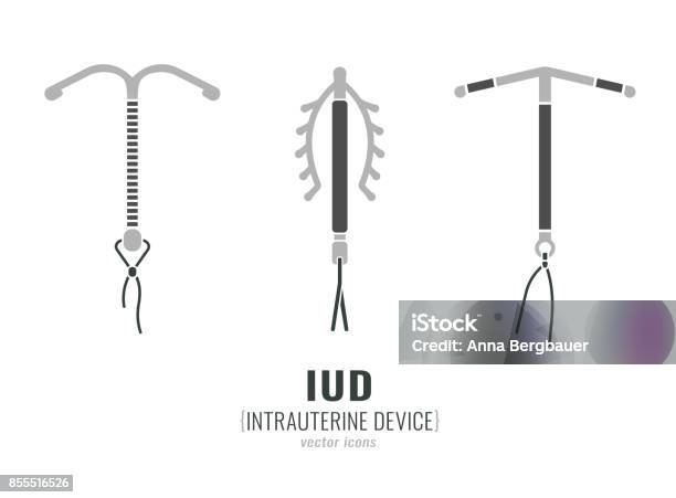 Intrauterine Device Icon Stock Illustration - Download Image Now - IUD, Icon Symbol, Copper