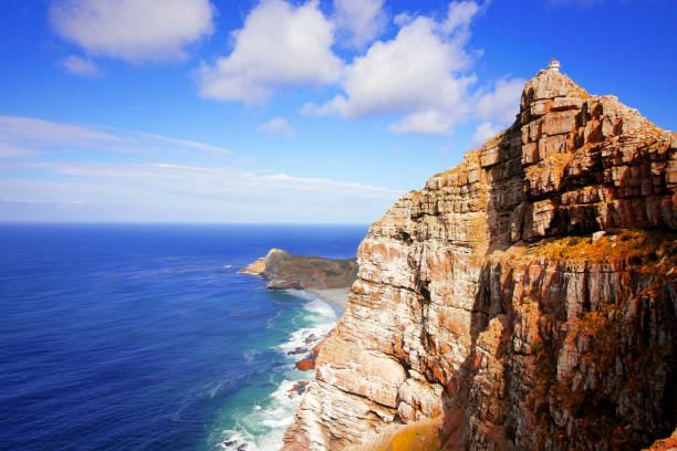 istock Landscape seascape mountain peak ocean horizon sea cloudscape cliffs shoreline 855520692