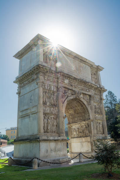 istock The Arch of Trajan in Benevento in backlight (Italy) 855525928