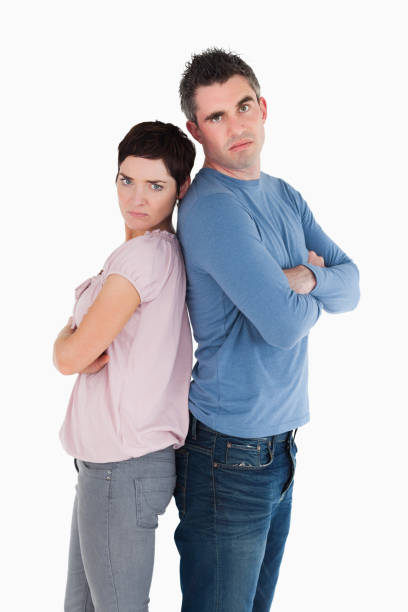 istock Couple mad at each other 855540376