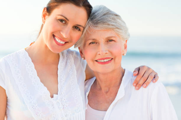 istock Smiling daughter with her mother 855546838