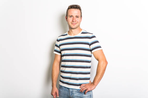 istock handsome dude in grey, portrait 855547328