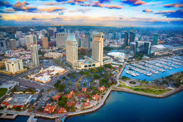 istock Downtown San Diego California Aerial 855550986