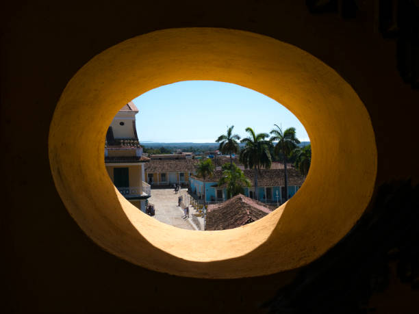 istock Trinidad, Cuba - Beautiful rustic window view 855570764