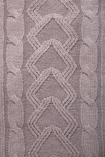 istock The texture of a knitted woolen fabric gray. Background 855571000