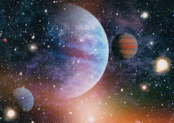 istock planets, stars and galaxies in outer space showing the beauty of space exploration. Elements furnished by NASA 855581110