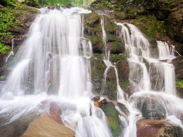 istock Beautiful place Shipot waterfall in the Carpathians, Ukraine. 855581732