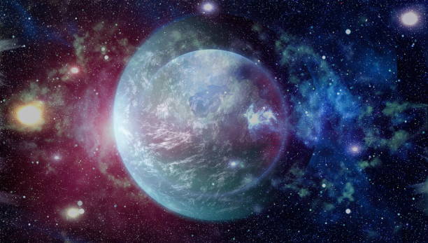 istock planets, stars and galaxies in outer space showing the beauty of space exploration. Elements furnished by NASA 855588246