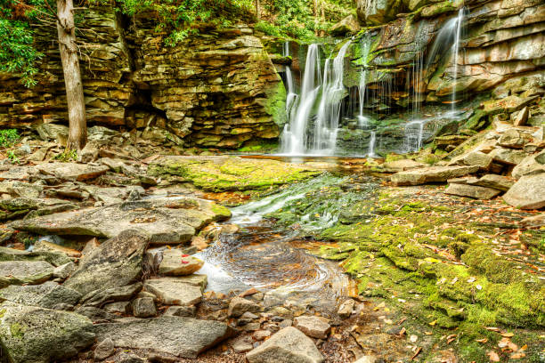 istock Elakala waterfall in Blackwater Falls State Park in West Virginia during autumn 855592894