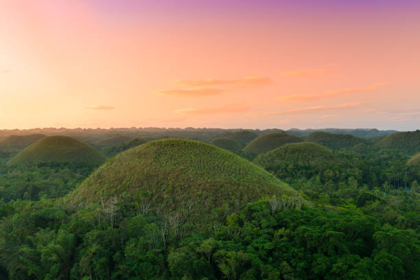 istock Chocolate Hills at dawn, Bohol, Philippines 855594748