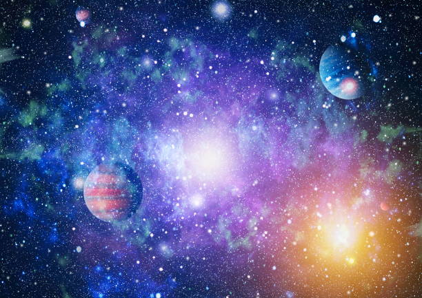 istock planets, stars and galaxies in outer space showing the beauty of space exploration. Elements furnished by NASA 855600472
