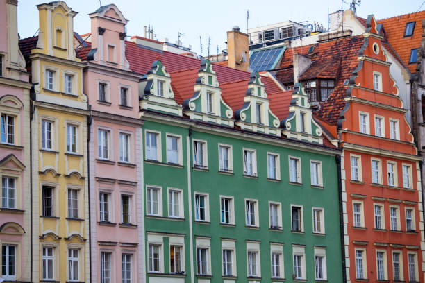 istock colorful buildings of Wroclaw 855604042