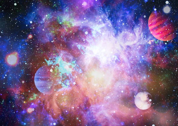 istock planets, stars and galaxies in outer space showing the beauty of space exploration. Elements furnished by NASA 855604782