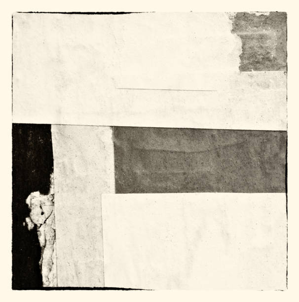 istock Old torn posters grunge textures and backgrounds 855618188