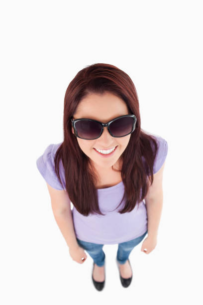 istock Cute Woman with sunglasses 855634936