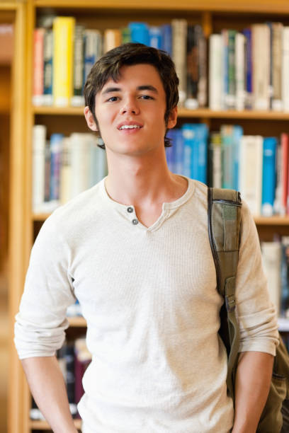 istock Portrait of a good looking student standing up 855662960