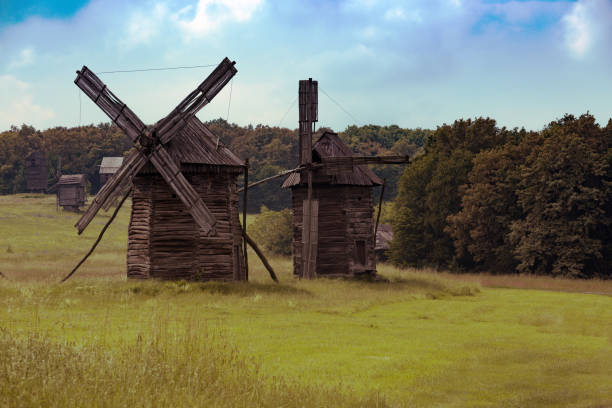 istock Mills in the Pirogovo Museum 855663416