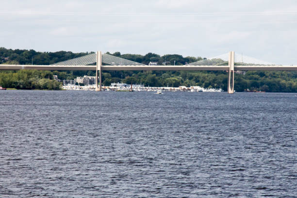 istock Stillwater bridge across the St Croix river 855666470