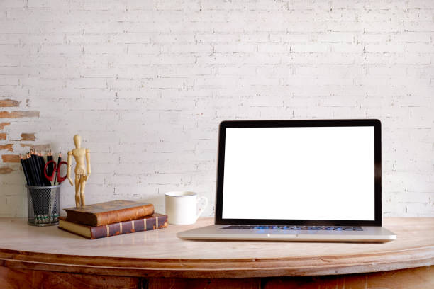 istock Stylish workspace with supplies. desk space concept. 855675176