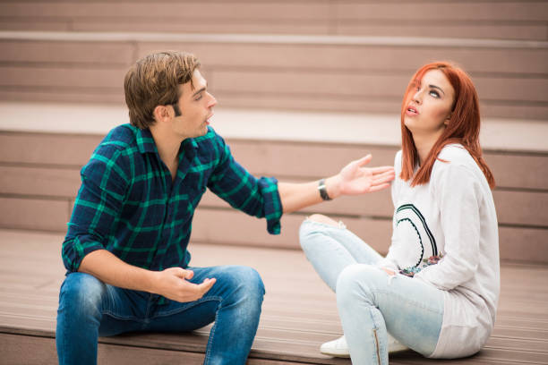 istock She’s had it enough of the same old story 855683664