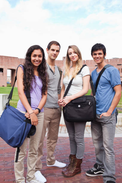 istock Portrait of fellow students posing 855703266