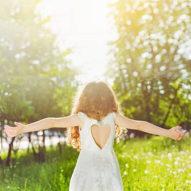 Young woman in nature, portrait.