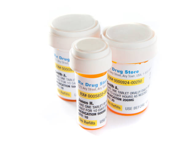 medicina  - drug label fotografías e imágenes de stock