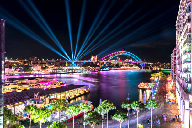 istock Vivid Sydney - Circular Quay 855714294