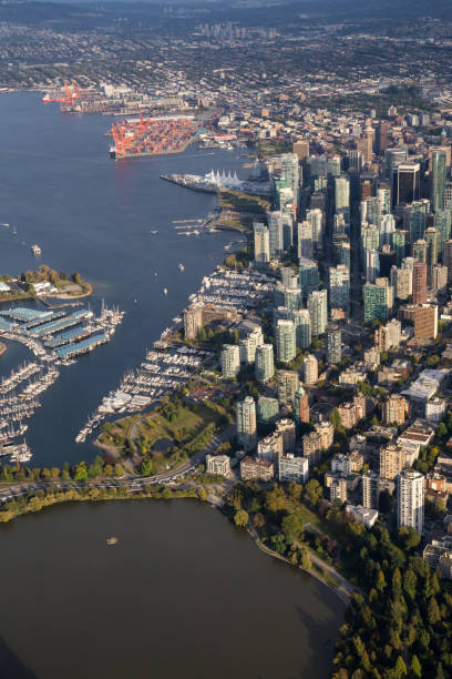 istock Downtown Vancouver Aerial View 855726114